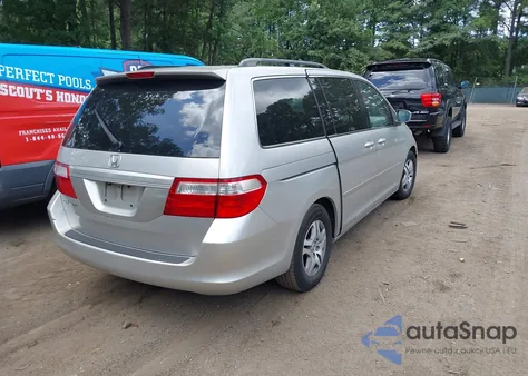 2006 Honda Odyssey Ex из США, поврежденный, VIN 5FNRL38466B434554